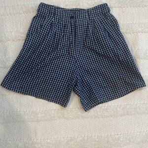 Vintage Melbourne elements high waisted plaid shorts 100% cotton women’s size 6